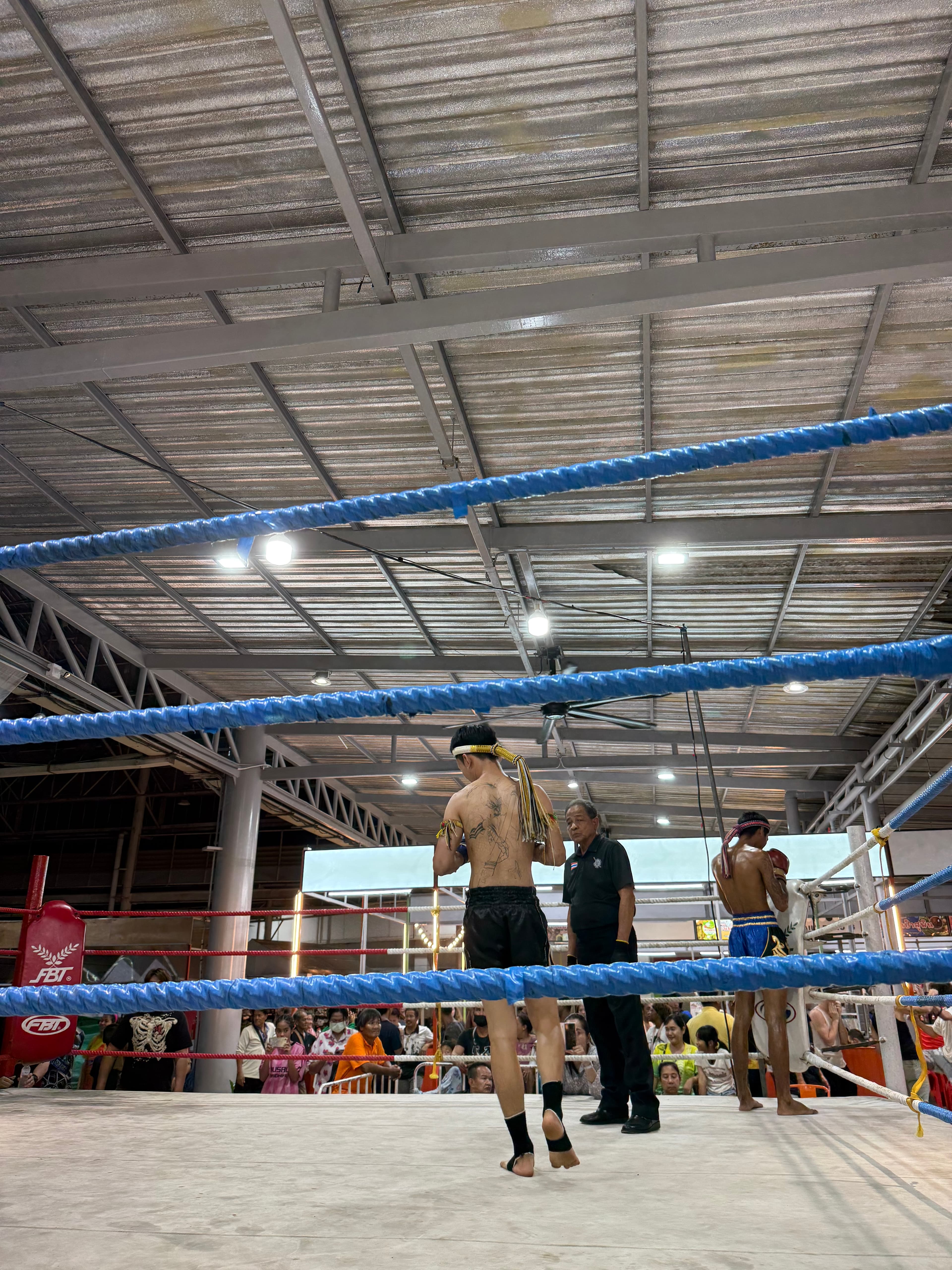 Wai kru moment in the ring
